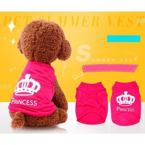 Pet Dog Clothes For Small Dogs Summer Clothes Chihuahua Puppy Clothing Shirt Winter Warm Vest Printed