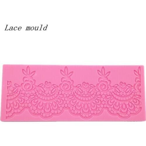 Wholesale Silicone cake mold IIndian hat shape lace mat decorating wedding cake Fondant cake mold Sugar mold Kitchen DIY tools