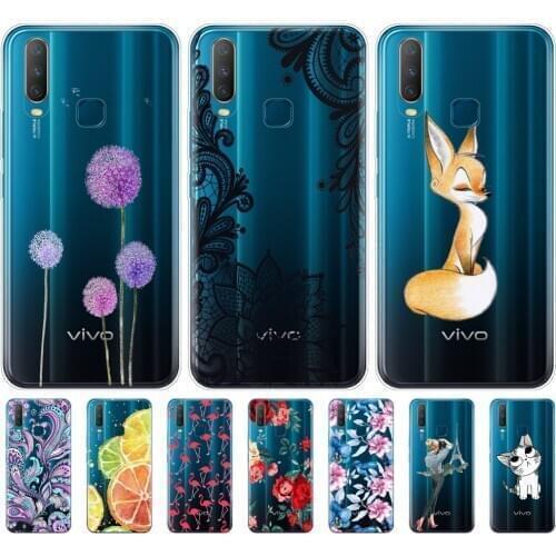 6.35" Silicon Case For Vivo Y11 2019 Case Soft TPU Back Phone Cover For Vivo Y17 Y15 Y12 Y3 Case VivoY17 Y 17 15 12 3 11 Funda