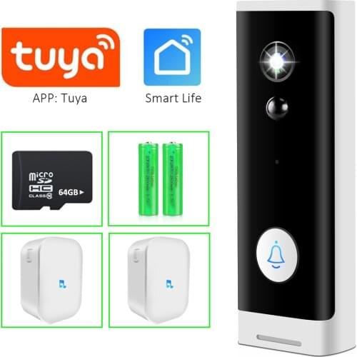 Smart Tuya WiFi Doorbell 1080P HD Video Intercom Wireless Security Camera Home Phone Call Door Bell IR Night Vision Baby Monitor