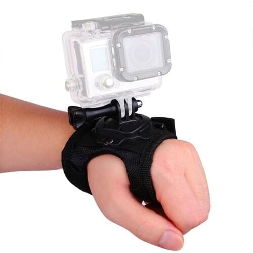 360 Degree Rotation Hand Wrist Strap for Go Pro Hero 8/9 Hand Mount Holder Band H3CA