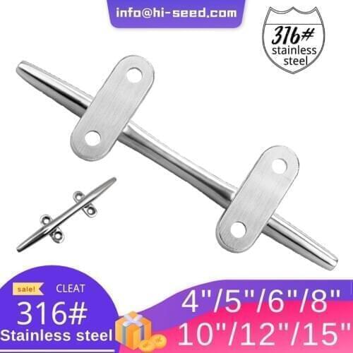 High Polished 316 Stainless Steel Hollow Base Cleat