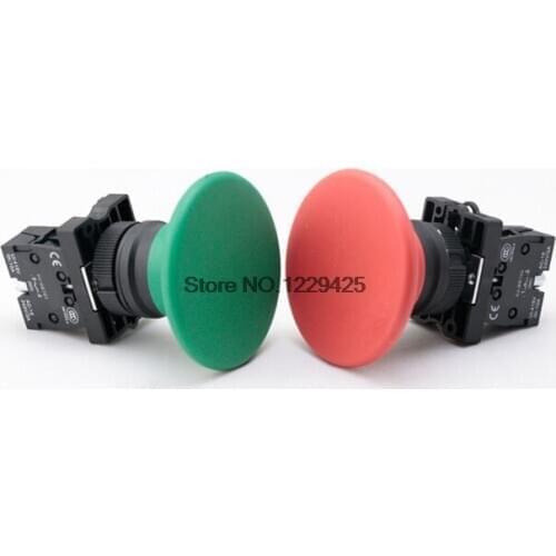 XB2 Plastic Series 60mm Mushroom Push Button Button XB2-ER31 XB2-ER42 XB2-ER