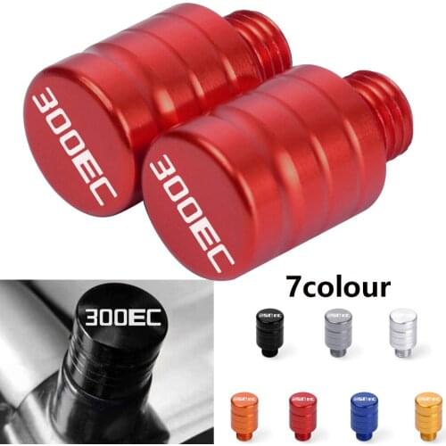 For GAS gas EC300 EC 300 2005-2021 2018 2019 2020 With Logo 300EC M10x1.25 Left-Hand / Right-Hand Thread Mirror Hole Plugs Cap
