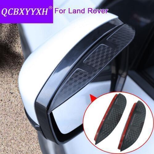 For Land Rover Evoque Discovery 4 Range Rover Discovery Sport Freelander 2 Car Styling Carbon Rearview Mirror Rain Eyebrow Block