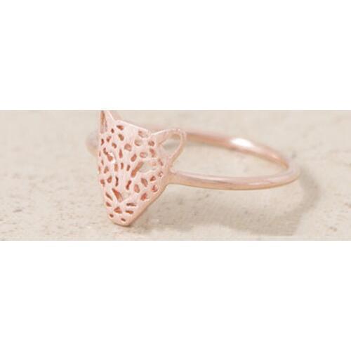 30pc/lot Cute Leopard Head Rings Fashion Lovely Animal Ring Mix Color For Women Jewelry Accessories Anillos Mujer Free Shipping