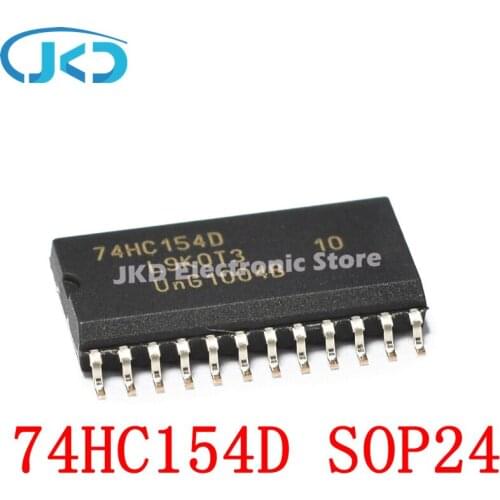 10pcs 74HC154DR 74HC154D 74HC154 SOP-24 New IC