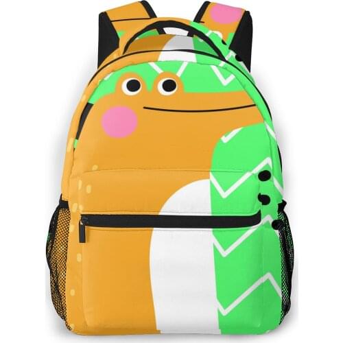 2021 Travel Backpacks Cartoon Crocodile Girl Backpack For Women Large Capacity School Bag For Teenage
