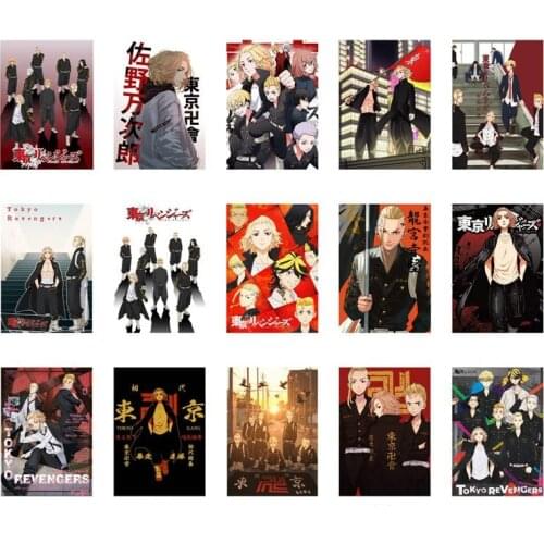 29*42CM Japanese Anime Tokyo Revengers Poster Cartoon Character Home Wall Decoration