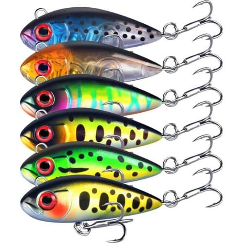 4cm/4.5g Fake Bait Bionic Sharp Hook Spot Pattern Long Shot Pencil Bait for Marine Water