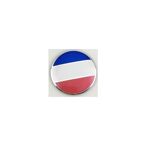 56mm French Flag Auto Wheel Center Hub Cap Badge Emblem Decal Sticker Car Accessories x4