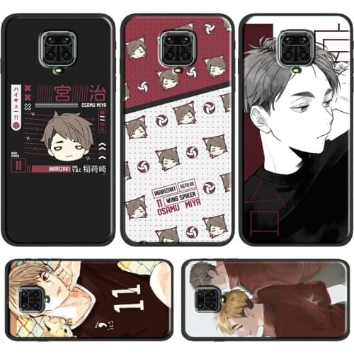 Miya Osamu Haikyuu Case For Xiaomi Redmi Note 10 Pro 8T 9S 7 8 9 Pro Cover For Redmi 9T 9C 9 9A 7A 8A K40