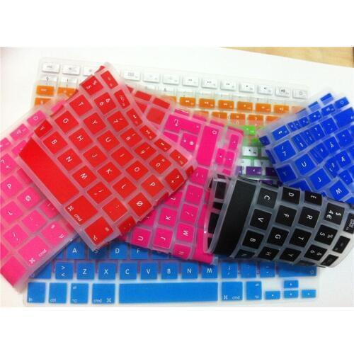 New Silicone Norway Norwegian Letter Keyboard Cover For Macbook Air Pro Retina 13 15 17 Protector for Mac book keyboard case EU