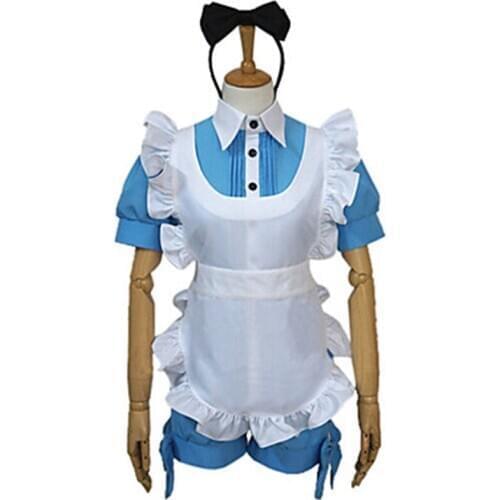 Can be tailored Anime Kuroshitsuji Black Butler Cosplay Man Woman Halloween Cos Ciel Phantomhive Maid set Cosplay Costume S-3XL