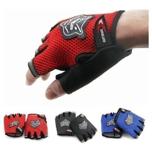 Hot Sale Cycling Men Women Select Sportswear Bike Bicycle Padded Half Short Finger Gloves Mitts Anti-Slip Ultra-breathable Mesh