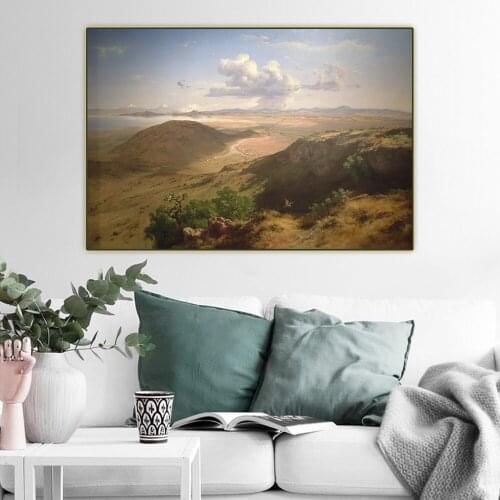 Holover Jose Maria Velasco"Mexicos Valley"Canvas Oil Painting Western Art Decor Poster Wall Home Room Aesthetic Decoration