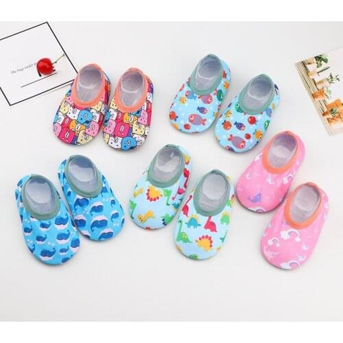 Boy Kids Non-slip floor shoes summer Indoor Toddler prewalker Beach Water Sports Sneakers Children Swimming Barefoot Shoes