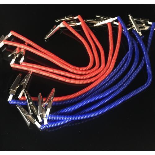 10pcs Coil Plastic Dental Patient BiB Clips Chains Napkin Holder Blue Dentist tools Dental materials