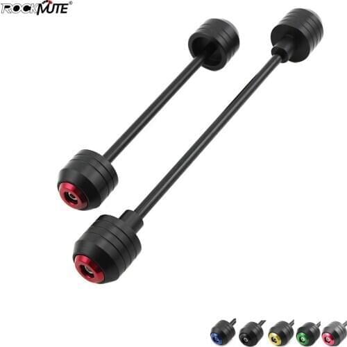Motorcycle POM Axle Fork Sliders For KAWASAKI ZX-6R 1995-2004 Front Rear Wheel Protector Circle Decoration
