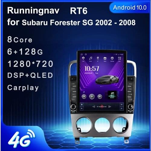 Runningnav For Subaru Forester SG 2002 2003 2004 2005 - 2008 Tesla Type Android Car Radio Multimedia Video Player Navigation GPS