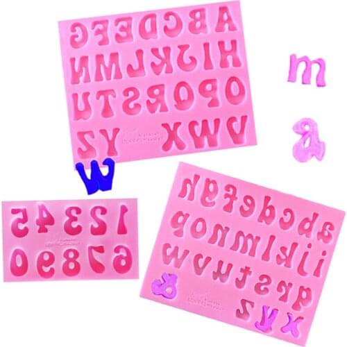 3D Personality Mold Numbers Molds Letters Silicone Mold Cakes Decorating Tools DIY Kitchen Bakeware High Quality Safety Molds