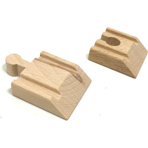 Track Accessories Train Tracks Kids Track Toy P126 Free Shipping End Rail Wood Are Compatible with Wood