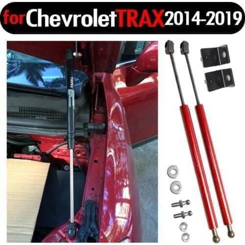 Lift Support Shock Damper for Chevrolet TRAX for Holden TRAX 2014-2019 Absorber Carbon Fiber Bonnet Hood Modify Gas Struts