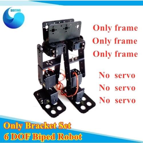 Free Shipping By E-packet Robot Frame No Servo 6dof Biped Robot/Walking/Entry-level Game Dedicated for DIY RC Robot Toy