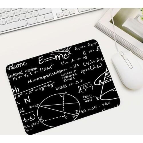 Big Promotion Mathematics Chemistry Graffiti Graphics Natural Rubber Table Gaming Keyboard Office Desktop Laptop Small Mouse Pad
