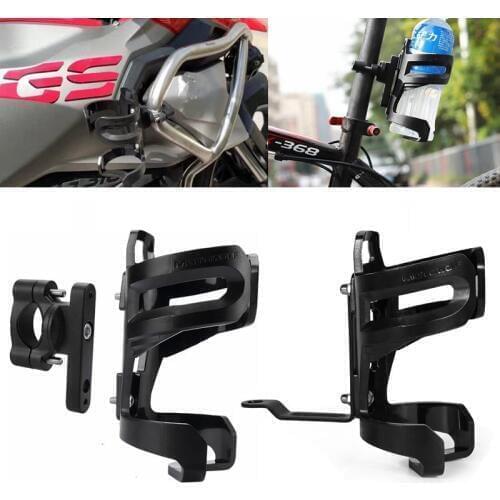 Motorcycle Water Bottle Beverage Drink Cup Holder R1200GS ADV F800GS F700GS V-Strom Motorbike Crash Bar Cup Holder Stand Bracket