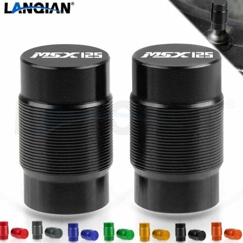 For Honda GROM MSX125 Motorcycle Aluminum Wheel Tire Valve Stem Caps Airtight Covers GROM MSX125 2014 2015 2016 2017 2018 2019