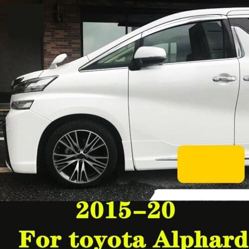 For toyota Alphard 2015-20 Car waterproof decorative strip sun visor special modified window rain eyebrow decoration Accessories