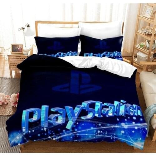 Gamer Gamepad Bedding Set Game Kids Quilt Cover Color Duvet Cover Set Custom Bed Linen With Pillowcase 2/3pcs For Boys Gift