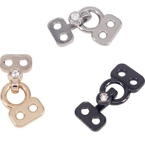 30piece Beaded Crystal Metal Button Waist Extender Hooks Eyes Clasps Sewing Garment Sewing Garment Accessories NK298