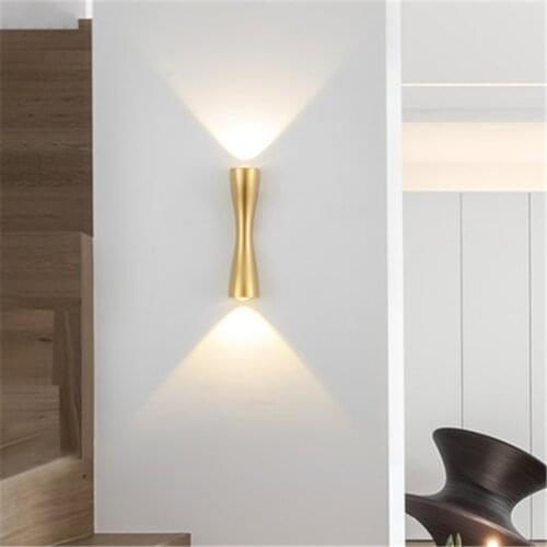 Nordic minimalist small waist bedroom bedside lamp staircase corridor aisle TV background wall lamp