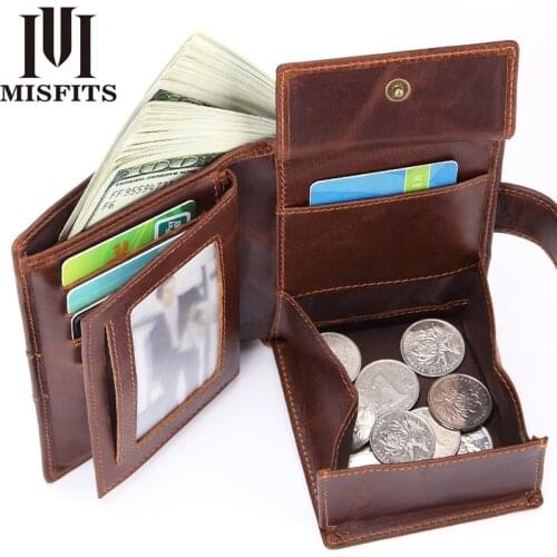 Quenya wallet men genuine leather coin pocket vintage short wallets male cowhide leather portomonee card holders man Hasp purse