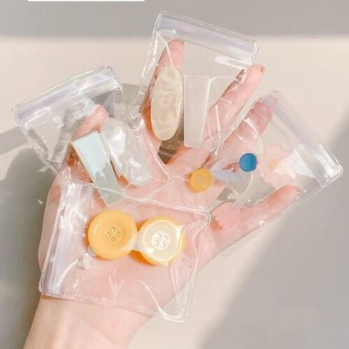 Transparent Ziplock Bag Reusable Transparent Jewelry Storage Bag