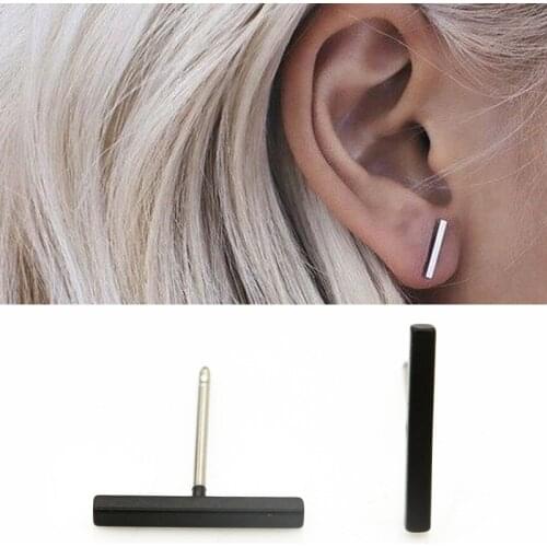 Boho Jewelry Simple Bar Stud Earring for Women Accesorios Mujer Ohrringe