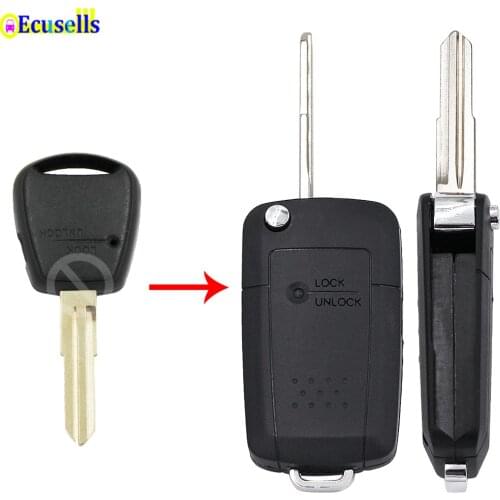 1 Button Flip Folding Key Fob Keyless Shell Case Fit For Hyundai Getz Accent for Kia Rio Picanto Carens