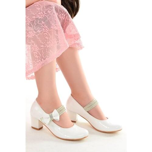Kiko 752 Japanned Leather Daily Female Child 4 Cm Heel Ballerina Shoes