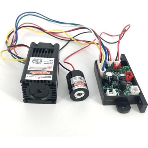 650nm 100mW Red + 532nm 30mw Green Laser Module Diode TTL TEM Stage Lighting