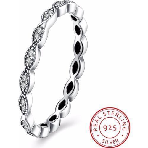 2019 Sale hot fashion jewelry jewelry Authentic 925 sterling silver Geometric simplicity women Chain engagement