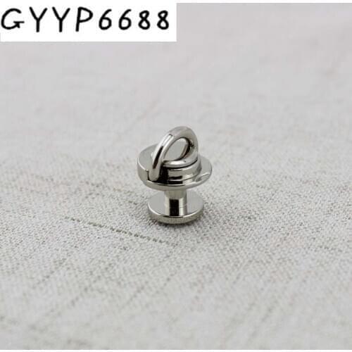 2pcs 50pcs High Quality Parts Accessories Copper Solid Rivets Fasteners Leather Crafts Bags metal parts Hanger Connector