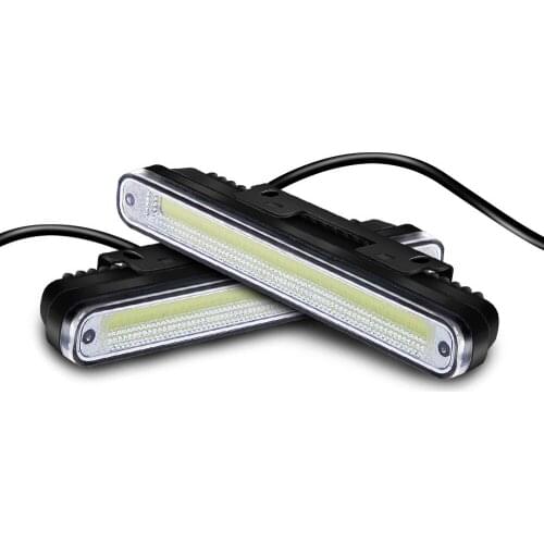 2Pcs Universal Car Daytime Running Lights LED DRL Daylight Kit Head Lamp light