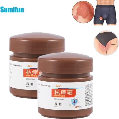 15g Antibacterial Cream Eczema Ointment For Male Remove Odor Private Part Anti-Inflammatory Dermatitis Herbal Anti-itch Cream