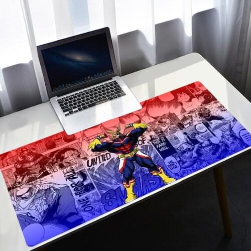 My Hero Academia Mouse Pad Printed Mats 800x300x2mm Computer Mouse Mat Gaming Accessories Domineering Keyboard Gamer Mousepad