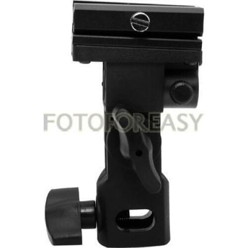 Bracket Flash Shoe Umbrella Holder Swivel Light Stand Tripod Mount Photo Studio Accessories B