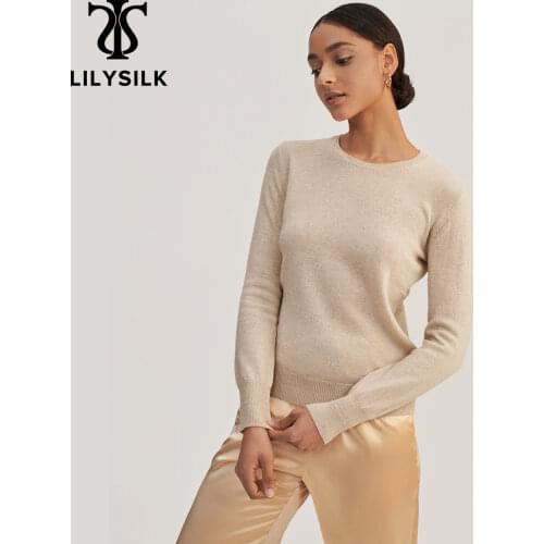 Женские кашемировые пуловеры LILYSILK China At AliExpress