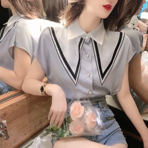 Limiguyue Short Sleeve Blouses