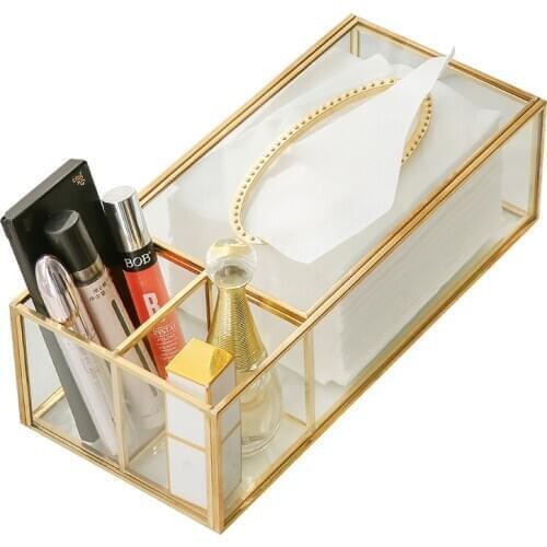 Multifunctional Nordic Style Plastic Tissue Box Paper Towel Tissue Case Organizer Home Table Decor Household Storage Box